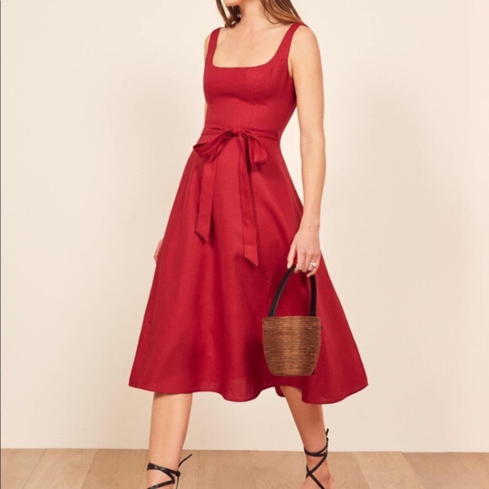 REFORMATION Red Dress